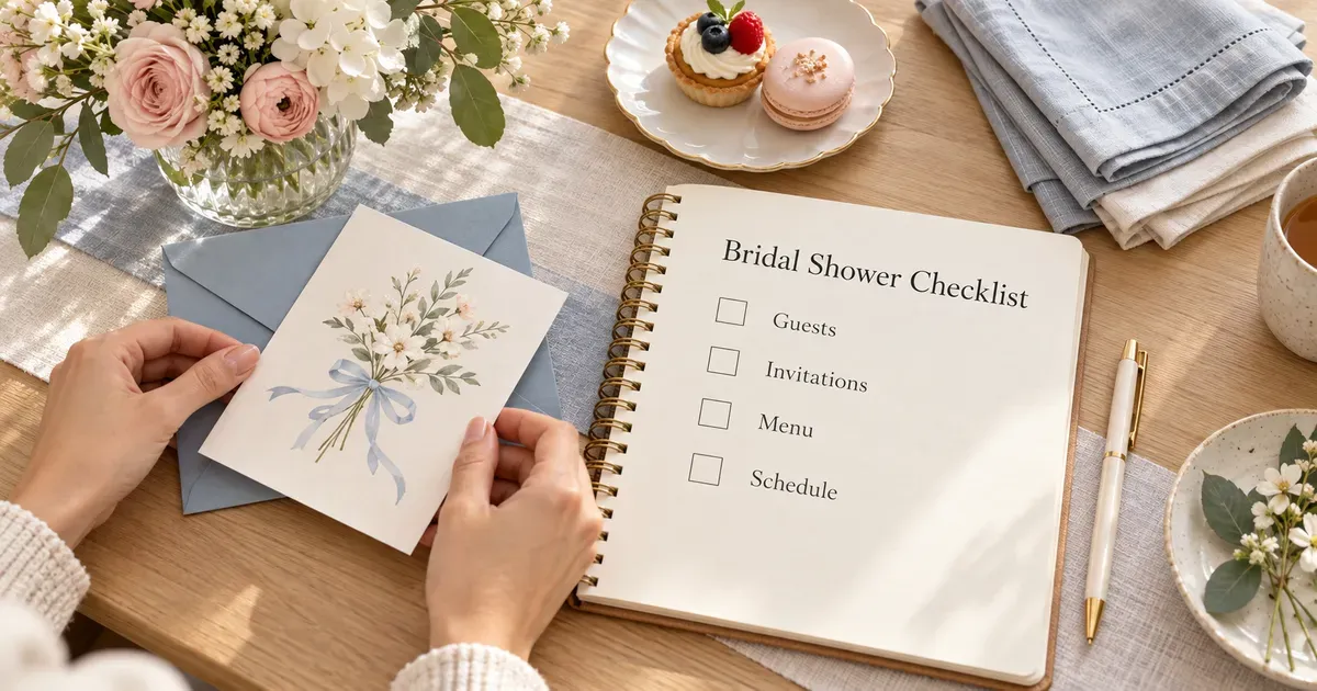 Bridal Shower Checklist: Timeline, Budget and Schedule
