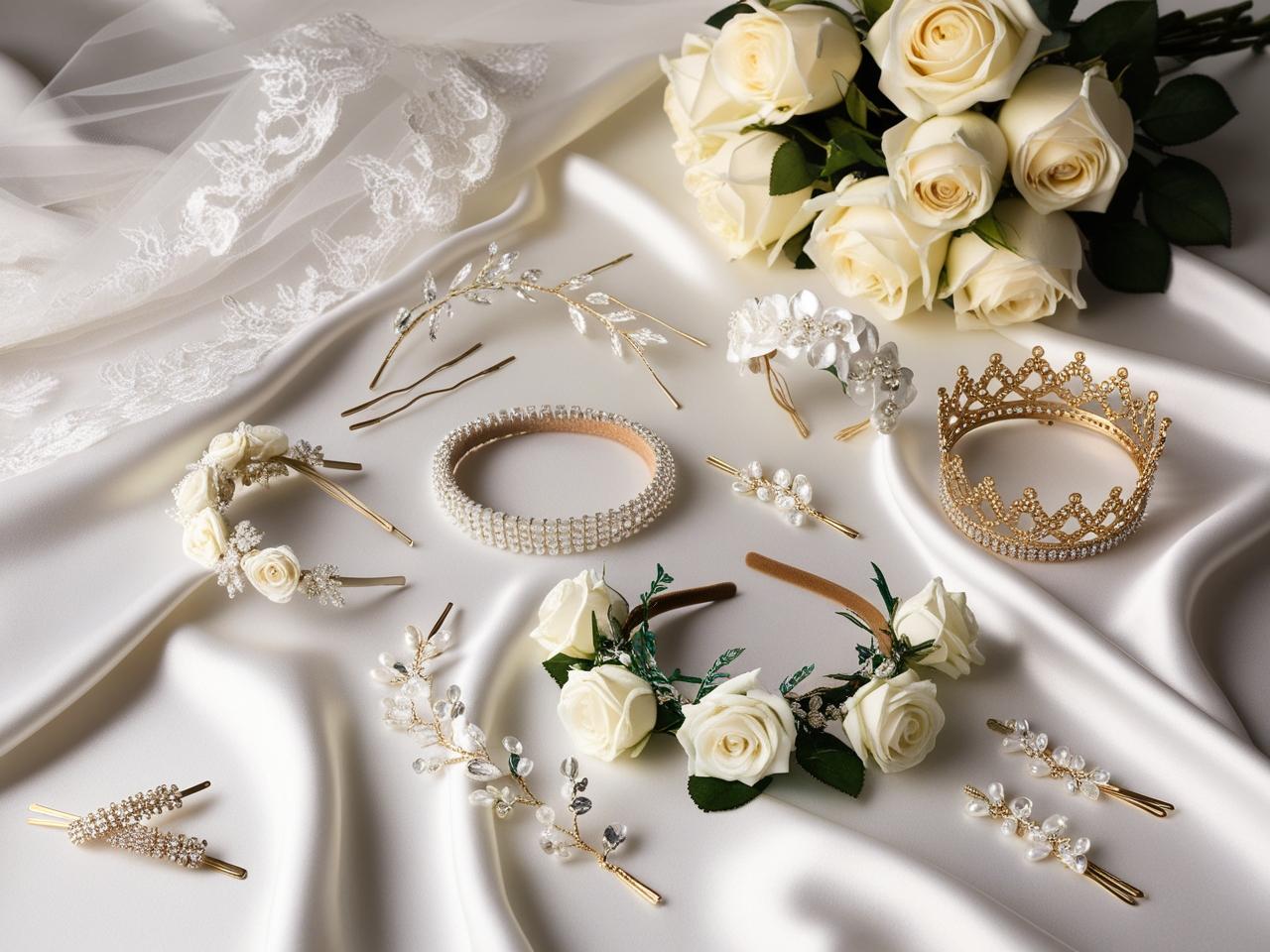 Bridal hair accessories