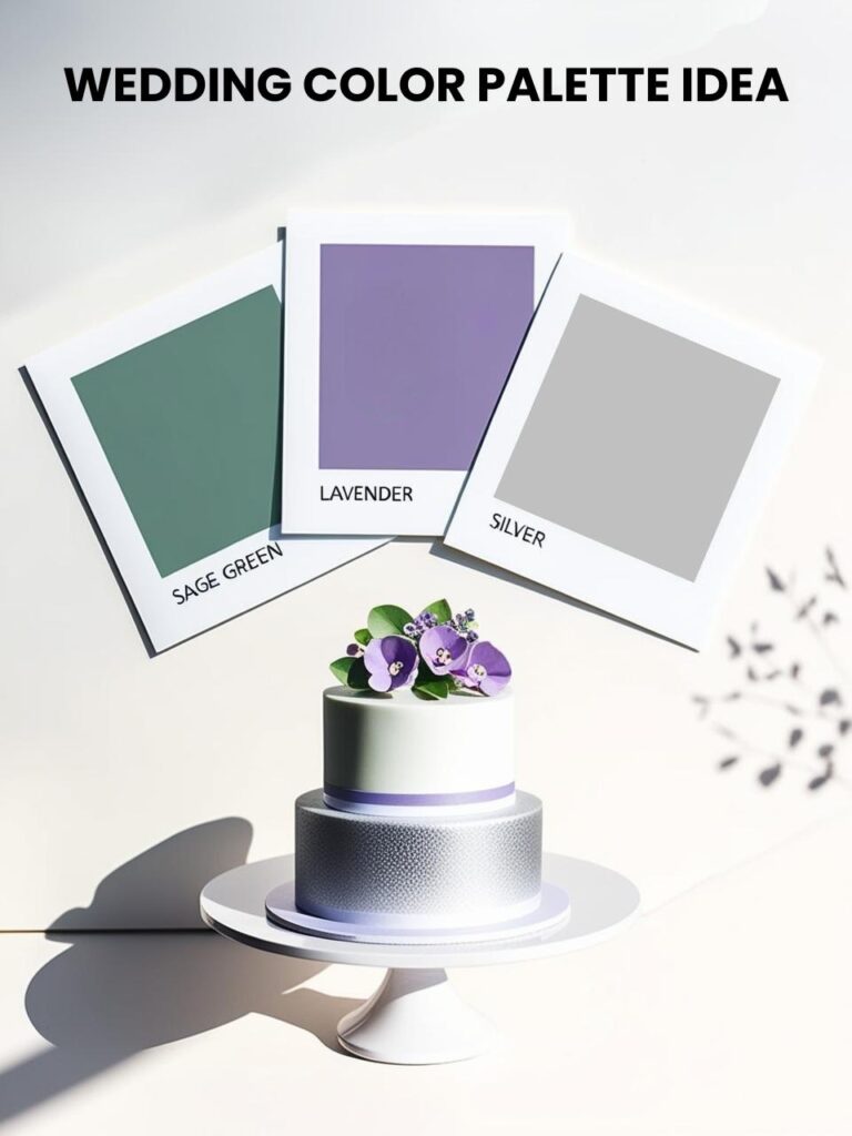 Sage Green - Lavender - Silver Palette Idea